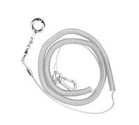 Smandy Corde Volante pour Perroquet, Laisse Légère Anti-Morsure pour Entraînement en Plein Air, Corde élastique Durable de 19,7 Pieds pour Perroquets, Aras, Cacatoès