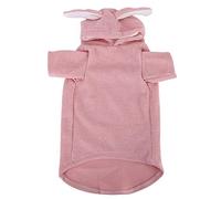 Smandy Costume à Capuche avec Oreilles de Lapin pour Chien et Chat, avec Tissu Doux, pour L'automne et l'hiver, Garde au Chaud (L)