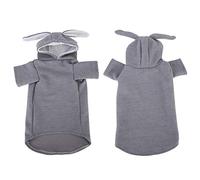 Smandy Costume à Capuche avec Oreilles de Lapin pour Chien et Chat, avec Tissu Doux, pour L'automne et l'hiver, Garde au Chaud (S)