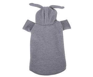 Smandy Costume à Capuche avec Oreilles de Lapin pour Chien et Chat, avec Tissu Doux, pour L'automne et l'hiver, Garde au Chaud (XS)