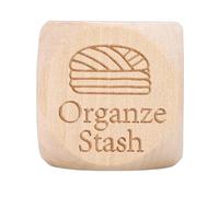 Smandy Dés de Décision de Matelassage en Bois, Notions 6 Tâches de Couture Gravées Dés à Tricoter pour Les Amateurs de Couture de Bricolage Quilters de Décision de Matelassage en Bois, de Gravés à