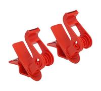 Smandy Distributeur de Ruban Adhésif de Pince de Table 2 Pièces, Support de Distributeur de Ruban Adhésif avec Rotative à 360 Degrés pour Entrepôt D'atelier D'école à Domicile (rouge)