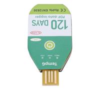 Smandy Enregistreur de Données de Température USB, Corps ABS, en Temps Réel, Alarme de Surchauffe, Idéal pour le Transport Sous Chaîne du Froid et le Stockage des Vaccins (120 jours)