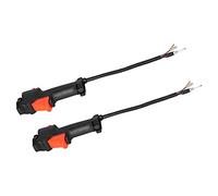 Smandy Ensemble de Câble de Commutateur de Poignée de Tondeuse, Déclencheur d'accélérateur en Plastique pour FS75 FS80 FS85, Installation Facile pour Une Efficace