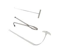 Smandy Ensemble d'Outils de Sage-Femme pour Porcs, Outils en Acier Inoxydable pour l'élevage de Bétail, Crochet de Pince à Corde, en Forme de U pour Une Utilisation Facile (Corde de Naissance +