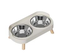 Smandy Fournitures pour Chats Protection du Cou Anti-éclaboussures Support de Gamelles pour Chien Surélevées Plats d'alimentation pour Chiens d'intérieur de Petite à Moyenne Taille Gamelles