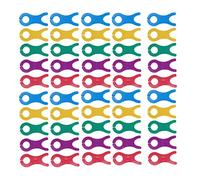 Smandy Grandes Bobines de Fil, Bobines en Plastique Colorées pour le Point de Croix, le Tricot et la Couture, 50 Pièces pour une Organisation Facile du Fil