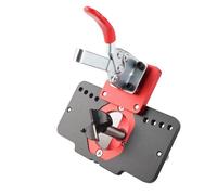 Smandy Guides de Perçage de Trous, Gabarit de Charnière dissimulé avec Foret de 35 Mm, Pince en Alliage d'aluminium pour Porte d'armoire, Travail du Bois, Pince de Fixation Rapide pour le Montage