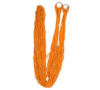 Smandy Hamac d'extérieur, Construction en Nylon, Forte capacité de Charge, Conception en Maille, Idéal pour Le Camping, Les Voyages, la Randonnée (Orange)