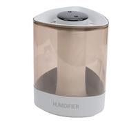 Smandy Humidificateur D'air, 5 L, Grande capacité, Double Buse, Alimentation USB Polyvalente, Humidificateur Silencieux à Brume Fraîche avec Lumière D'ambiance pour Bureau, Chambre à