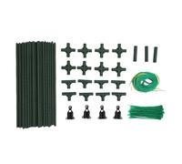 Smandy Jardin Plantant du Treillis, Assemblable Assemblée en Acier Tuyau de Vigne A-Trame Soutien pour Les Légumes Peas Fruit Vine Cultives