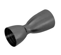 Smandy Jigger à Cocktail Double Face Jigger de Barman à Double Tête Tasse à Mesurer 2 Côtés de Barre en Acier Inoxydable avec Large Ouverture pour à Cocktails Barman Mélangeant (Plaqué noir)