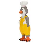 Smandy Jouets Grinçants pour Chiens, Poulet en Caoutchouc Latex avec Son de Cri pour Chiens, Jouet Interactif de Meulage des Dents pour Chiots Ludiques (#3)