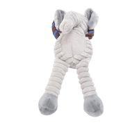 Smandy Jouets pour Chiens, Peau Douce, Figurine d'éléphant Mignonne, Jouet à Mâcher Couinant pour Chiens de Taille Moyenne, Petite et Grande Taille, Interactif en Peluche Rechargeable pour avec