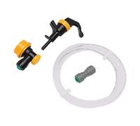 Smandy Kit d'assemblage de Bouchons/verseurs/carafes à Vin, Ligne de Liquide de 6,35 Mm à Déconnexion Rapide avec Adaptateur de Robinet pour Distributeur de Fût de Bière, Distributeur de Boissons