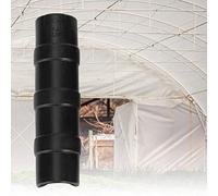 Smandy Kit de Connecteurs de Colliers de Serrage 50 Pièces, Matériau ABS, Clips de Film Résistants à la Rouille pour Serre, Fixation Rapide et Serrage Durable pour une Utilisation dans le Jardin