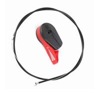 Smandy Kit de Remplacement Universel pour Interrupteur D'accélérateur de Tondeuse à Gazon, Câble de 59 Pouces, 2 Couleurs, Noir et Rouge, avec Câble D'accélérateur de 150 Cm, pour (Rouge)
