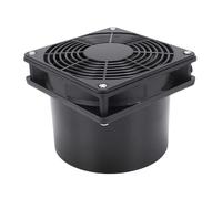 Smandy Kit de Ventilateur de Ventilation Solaire, Ventilateur de Refroidissement à L'énergie Verte avec Panneau Solaire pour Animal de Compagnie Grenier à Serre confiné de la Serre