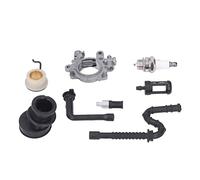 Smandy Kit d'engrenage à Vis sans Fin de Pompe à Huile pour Scie Chaîne 029 039 MS290 MS310 MS390, Composants en Fer et Aluminium de Haute Précision avec Une Longue Durée de Vie