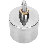 Smandy Lampe à Alcool en Acier Inoxydable, Brûleur à Alcool de Laboratoire de 200 Ml avec Conception Anti-fuite et Anti-explosion, pour Usage Scientifique, éducation et biologie.