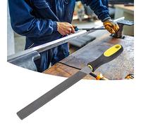 Smandy Lime Plate de 8 Pouces, Outil d'affûtage en Acier au Carbone T12, Poignée Ergonomique pour une Utilisation Efficace dans le Garage et l'atelier (Lime plate à dents grossières de 8 pouces