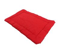Smandy Lit pour Chien Portable, Tissu Imperméable, Tapis de Voyage Confortable pour Animaux de Compagnie pour Les Aventures en Plein Air et l'utilisation en Voiture (Rouge)