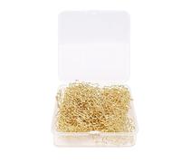 Smandy Lot de 100 Trombones en Forme d'Animal Mignon, Pinces à Papier en Métal, Design Brillant en Fer doré avec Boîte de Rangement pour Documents de Bureau, école, Carnet de Notes, Scrapbooking,