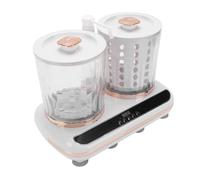 Smandy Machine à Laver les Sous-vêtements à Double Tasse, Mini Laveuse Portable Rechargeable avec Tuyau de Vidange à Sec pour les Voyages à Domicile