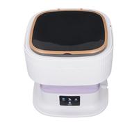 Smandy Machine à Laver Portable à Linge, 11,5 L de sous-vêtements pour Bébés Nettoyant avec Tuyau de Drainage pour Un Petit Espace de Dortoir Utilisation du (Purple)