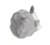 Smandy Maison de Hamster, Nid de Hamster, Lit de, Mini Nid de Couchage en Coton pour Petits Animaux, Doux et Chaud avec 1 Entrée (bébé Gris)