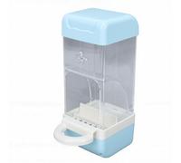 Smandy Mangeoire pour Cage à Oiseaux, Distributeur de Nourriture Amovible pour Perroquet avec Tiroir pour Calopsitte à Crête Canari, Inséparable, Mangeoire pour Cage à Oiseaux, Anti-écureuils, (500ML)