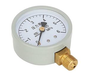Smandy Manomètre de Vanne de Réfrigération à Trois Voies avec Interface 1/4" pour Systèmes de Climatisation, Ensemble de Jauges de Diagnostic Professionnel, Corps en Laiton 0-10 000 Psi (Vanne à