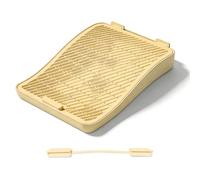 Smandy Marchepied pour Bac à Litière pour Chat, Texture Antidérapante, Imperméable, Hauteur Réglable, Double Couche, Tapis D'escalier pour Bac à Déchets pour Chat, pour Petites