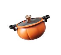 Smandy Marmite à Soupe en Pierre Médicale Casserole de Grande capacité Excellente étanchéité Permet D'économiser 30 à 60% de Temps de Cuisson Double Poignée Couvercle Anti-brûlure en (24cm)