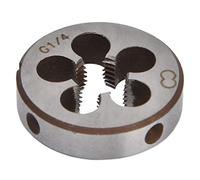 Smandy Matrice de Filetage à Droite pour Filetage de Machine, Matrice de Découpe de en Acier allié avec 5 Trous de Copeaux, Outil Accessoire pour le de Tuyaux