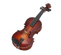 Smandy Modèle de Violon Miniature, Ornement de Réfrigérateur de Violon Miniature en Bois, Décoration en Tilleul Fabriquée à la Main avec Fixation Sécurisée et Finition Brillante pour les Amateurs de