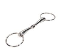 Smandy Mors de Filet de Cheval en Acier Inoxydable, Contrôle de Prévention des Morsures, Conception Confortable, 290 Mm pour l'équitation et l'utilisation à la Ferme