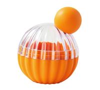 Smandy Moule à Glaçons en Silicone, Plateau à Glace Odeur qualité Alimentaire, Sphère à Congélation Rapide pour Cocktails Whisky Boissons Design Amusant (ORANGE)