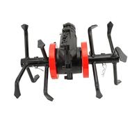 Smandy Multi Purpose Jardin Cultivateur Roue 6 Griffes, 26mm 9 Dent Pelouse Aérateur Roue pour l'herbe De Tonte du Sol Profonde Tilling Desserrage