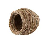 Smandy Nid D’Oiseau, en Paille tissé à la Main pour Petits Oiseaux et Animaux de Compagnie, Nid Confortable pour Canaris, Perruches et Hamsters