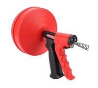 Smandy Outil de Déblocage de Canalisations, Construction en ABS et en Acier, Dissolvant de Bouchons Efficace pour Tuyaux de Cuisine et de Salle de Bain (10m Ressort)