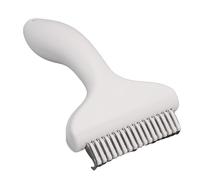 Smandy Peigne de Toilettage pour Chien et Chat, Râteau Doux pour Animaux de Compagnie, Outil de Démêlage pour Réduire les Pertes (WHITE)