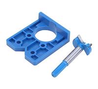 Smandy Perforateurs Localisateur de Charnière en Plastique Rotor en Alliage Ensemble d'outils de Travail du Bois de Bricolage 35 Mm pour l'installation de Charnières d'armoire de Porte Ouvre-Trou