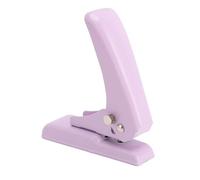 Smandy Perforatrice à un Trou de 5,5 Mm, Outil de Perforation Robuste en Métal avec Poignée Ergonomique et Base Antidérapante pour le Bureau, L'école, la Maison et les Loisirs Créatifs, (PURPLE)