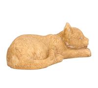 Smandy Pierre Tombale Commémorative pour Animaux de Compagnie, Imitation Pierre Tombale en Résine pour Chat et Chien, Résistante aux Intempéries, pour Pelouse, Jardin, Cour Extérieure (Ornement Chat