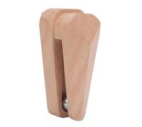 Smandy Pince à Serviettes, Porte-serviettes Auto-adhésif en Bois de Hêtre pour Tissus, Accès Facile et Conception Peu Encombrante pour la Cuisine et la Salle de Bain