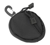 Smandy Pochette à Monnaie, Petit Porte-Monnaie Multifonctionnel, Porte-Carte à Fermeture éclair avec Design Sportif pour Pièces de, Clés, Cartes, Billets (Black)