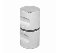 Smandy Poignées de porte, poignée chromée en alliage d'aluminium pour porte de douche en verre à la maison(#3)