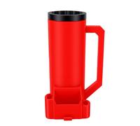 Smandy Porte-Canette Double de 8,66 Pouces pour la Bière, Poignée de Transport pour Thermorefroidisseurs Porte-Canette Double de 8,66 Pouces pour la Bière, avec Support de de Portable Nan (rouge)