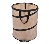 Smandy Poubelle Pliable à Feuilles de Jardin de 37,8 L avec Ressort en Acier renforcé pour la Collecte des Déchets de Jardin Sac de Rangement en Tissu Oxford de 10 Gallons avec Poignées